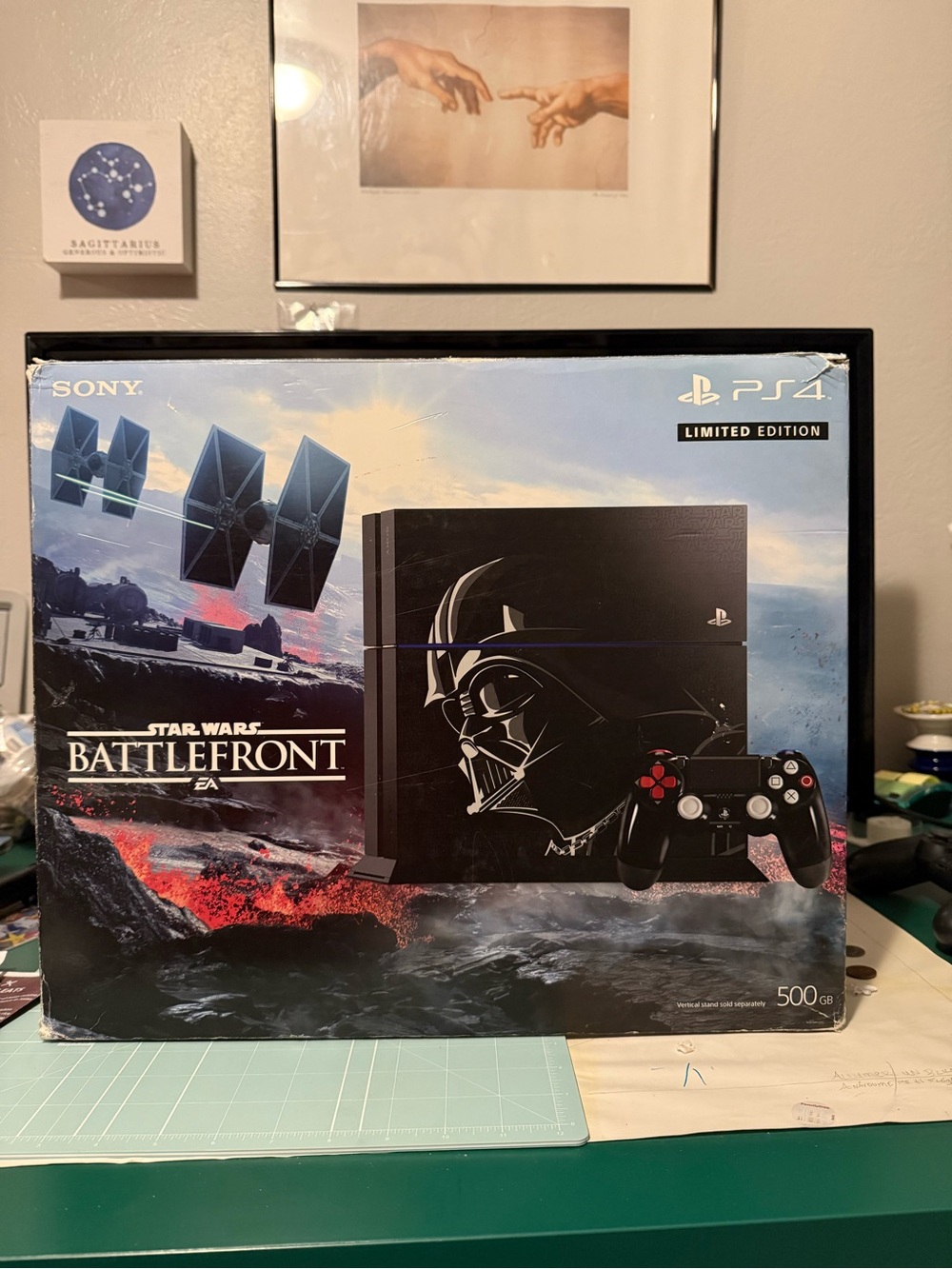 Sony PS4 Star Wars Battlefront Limited Edition Black Console with Red Accents